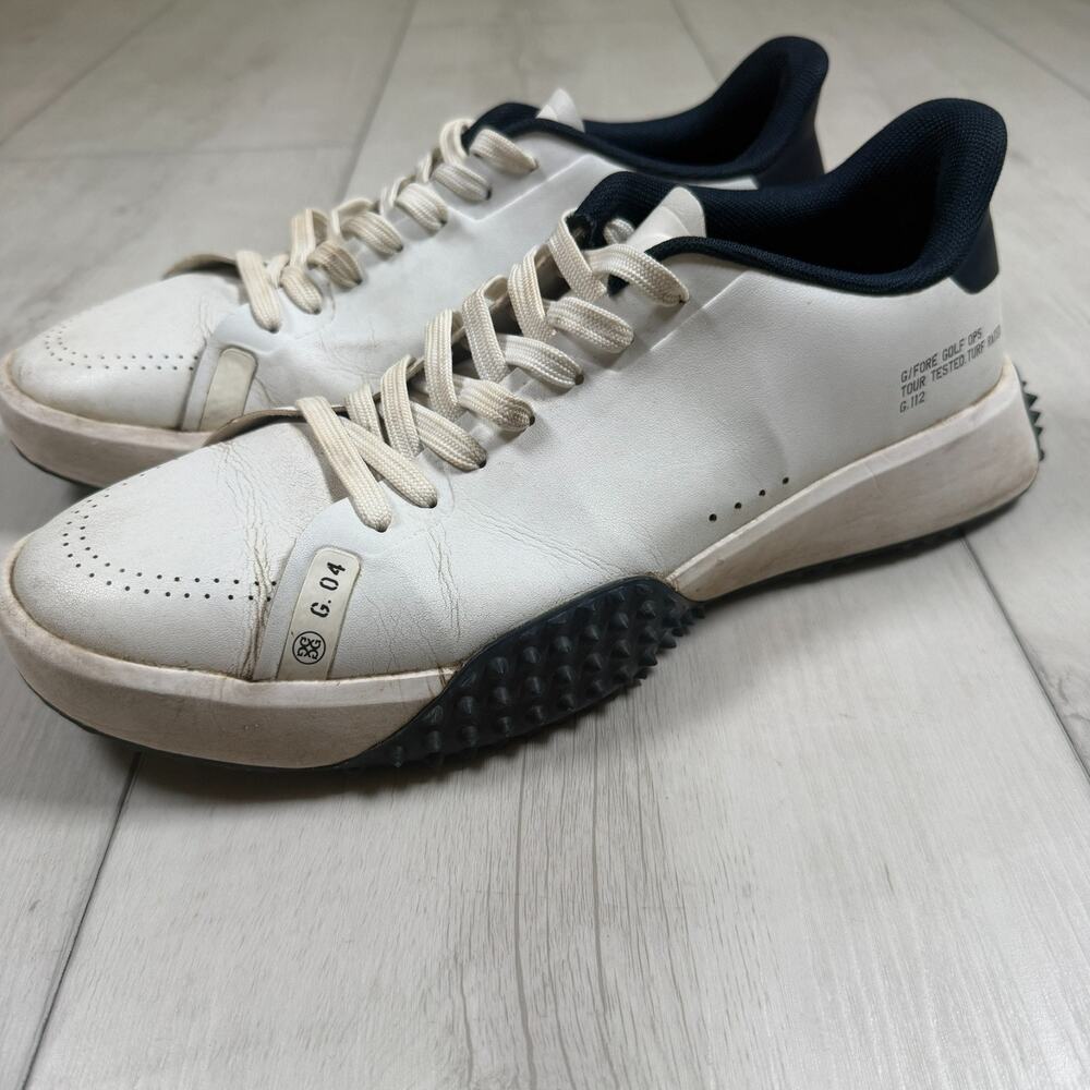 G/FORE G.112 Spikeless Golf Shoes Navy White Men's 10 Sneakers Preppy - Picture 5 of 9